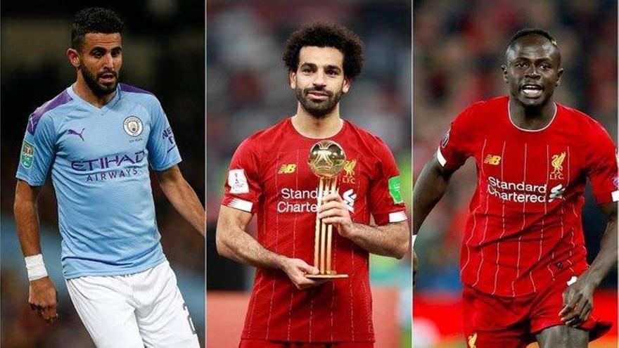 Mahrez, Salah y Mané, candidatos al Balón de Oro africano