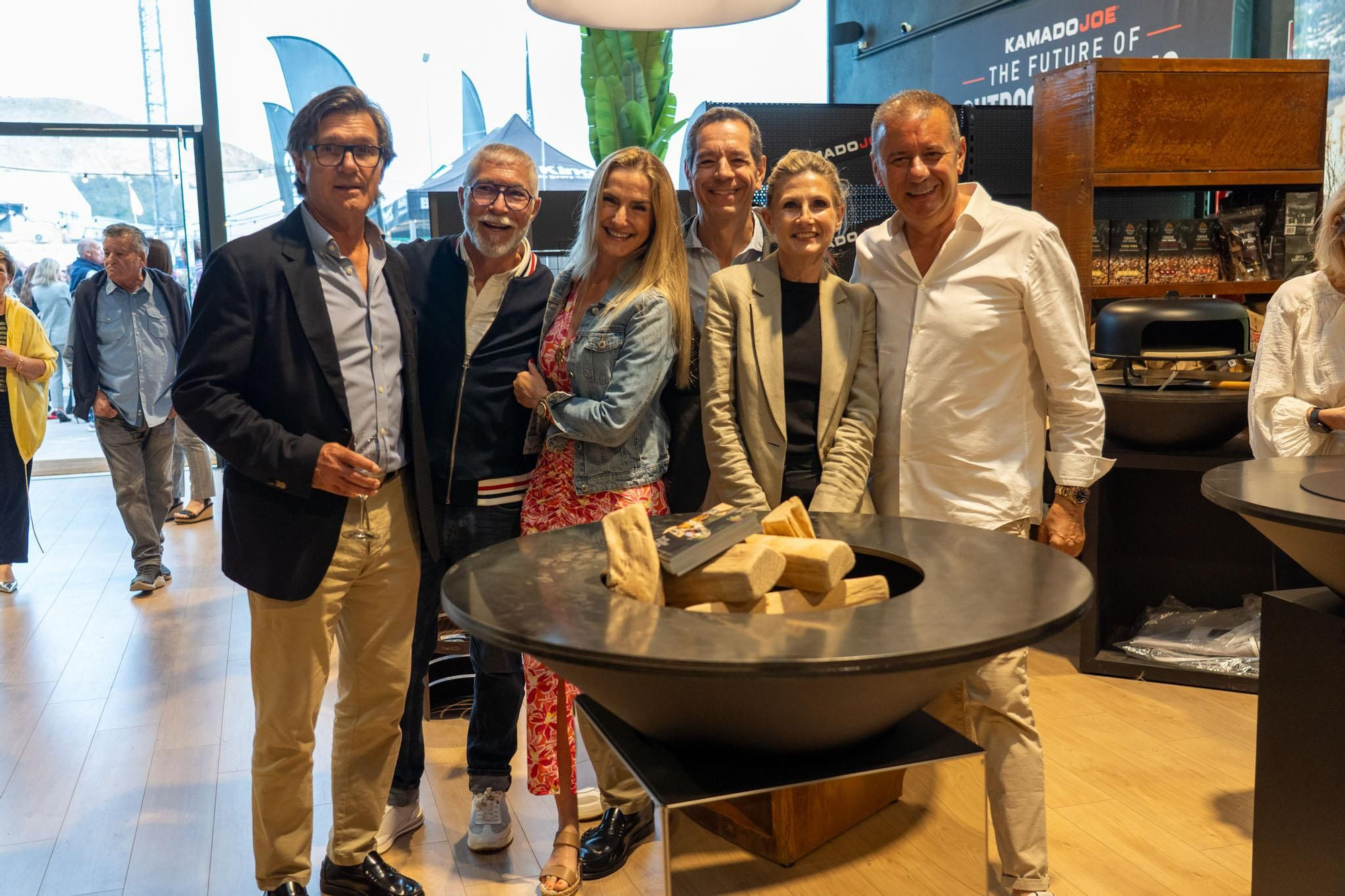 José Eduardo Iglesias, Juanjo López, Marga Quetglas, Javier Cases, Tania Compte y Bertrand Descoubes.