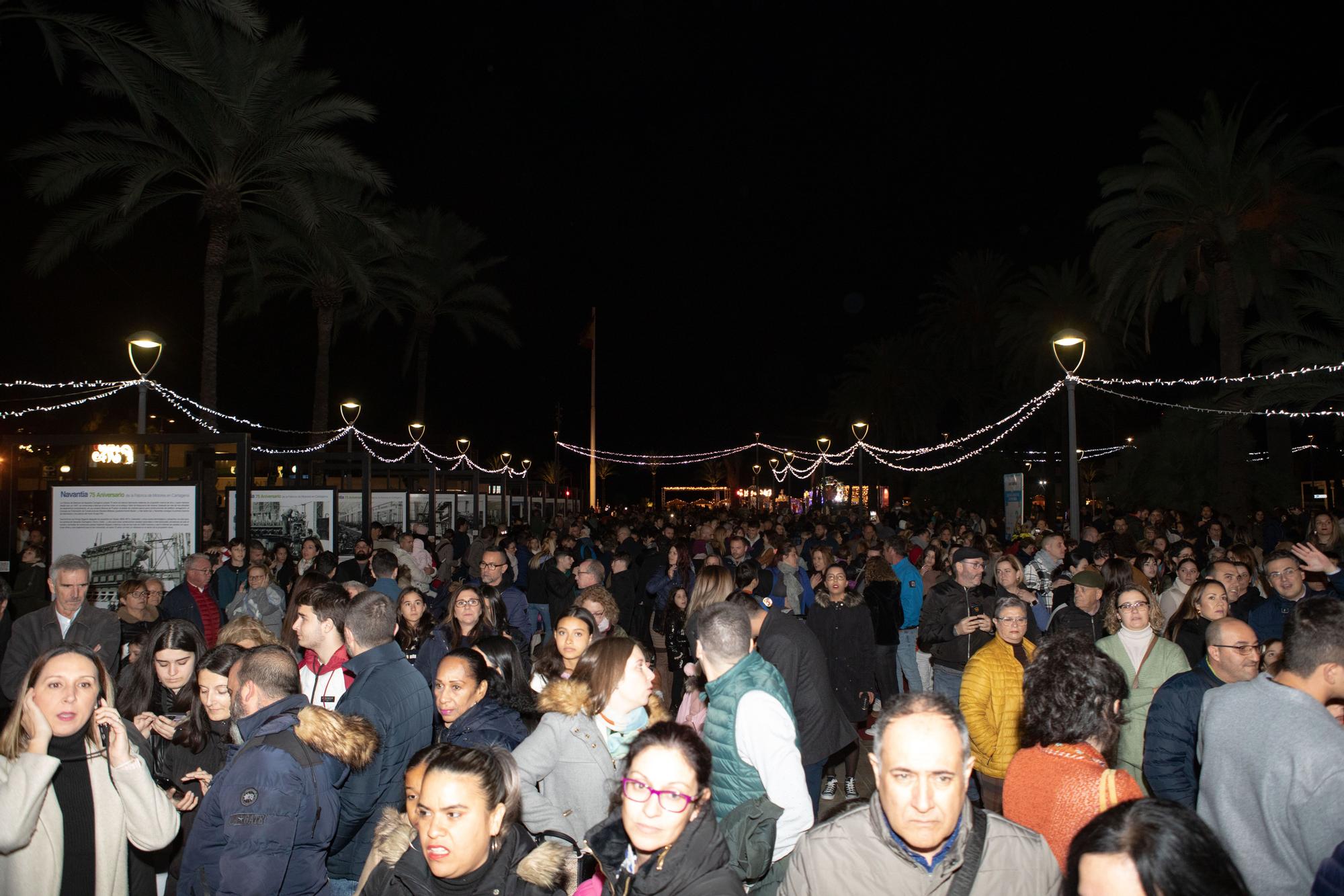 Encendido navideño en Cartagena