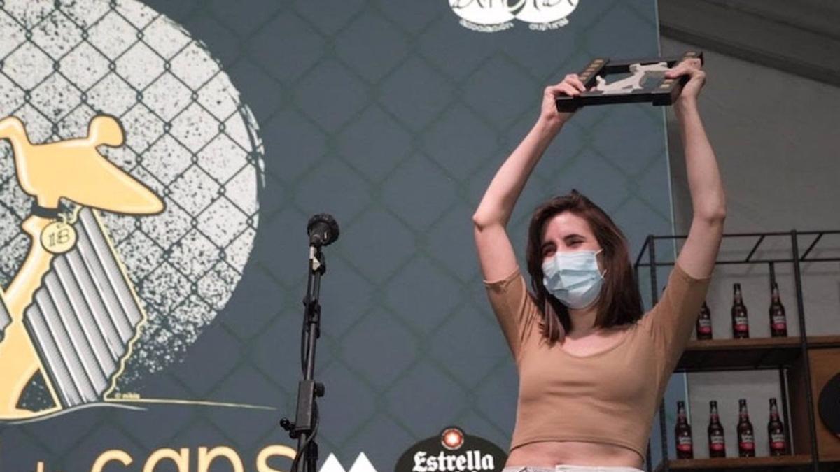 La cineasta Noelia Muíños recoge un premio en el la edición del festival de 2021