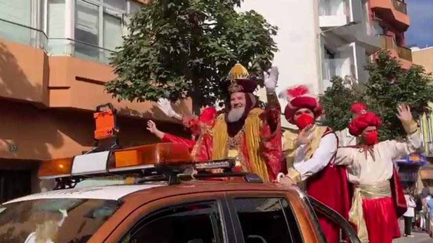 Cabalgata de los Reyes Magos en Las Palmas de Gran Canaria, turno de mañana