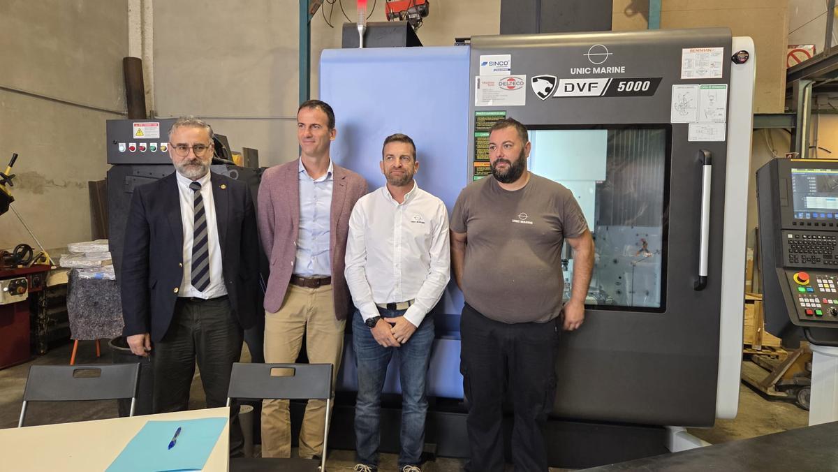 La moderna máquina está instalada en una nave del polígono de Can Valero