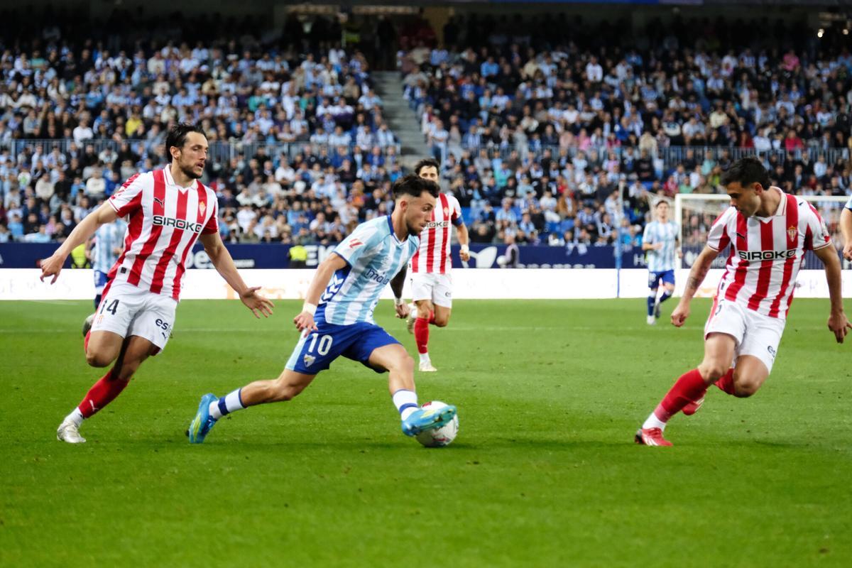 Liga Hypermotion: Málaga CF -Sporting Gijón