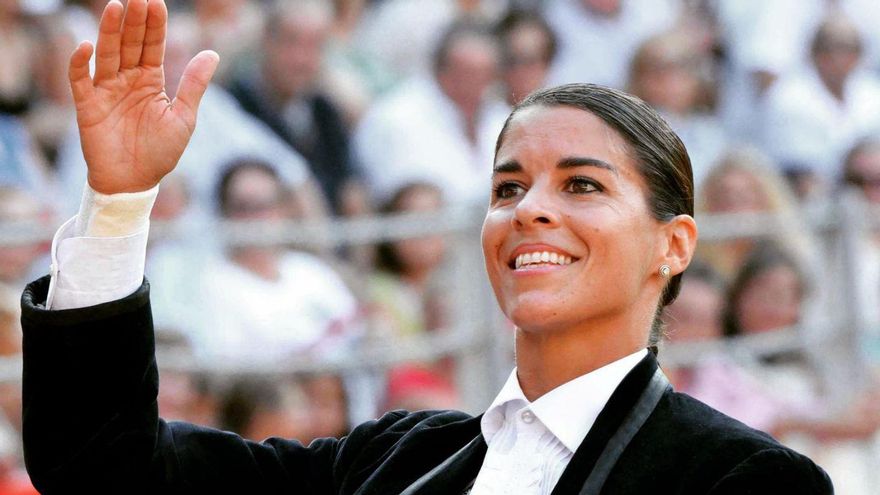 Léa Vicens en el ruedo.