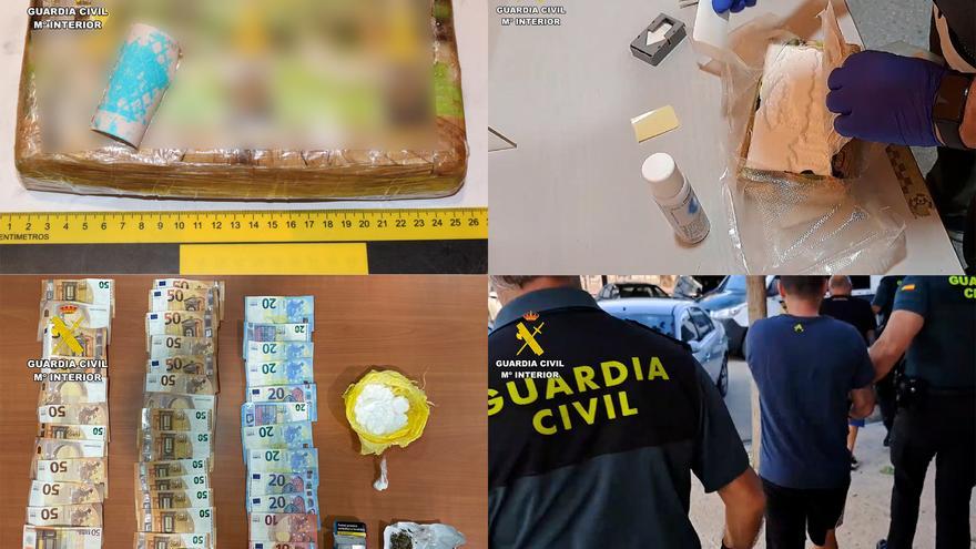 Guardia Civil detecta dos transportes de cocaína en Murcia y Caravaca de la Cruz y detiene a tres personas implicadas