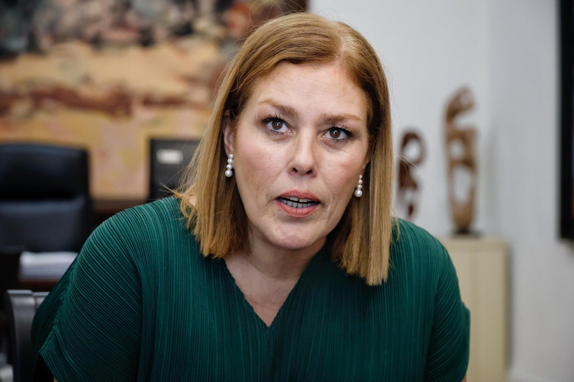 Astrid Pérez, presidenta del Parlamento de Canarias