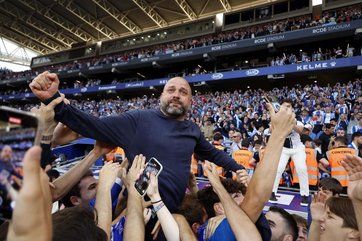 Manolo, emocionado el día de la salvación