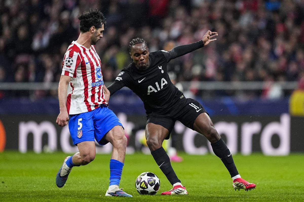 El Atlético de Madrid vence en la ida de los octavos de final de la Champions.