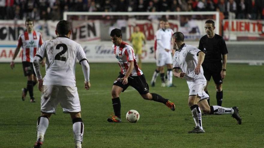 Javi Rodríguez, con la camiseta del Zamora CF