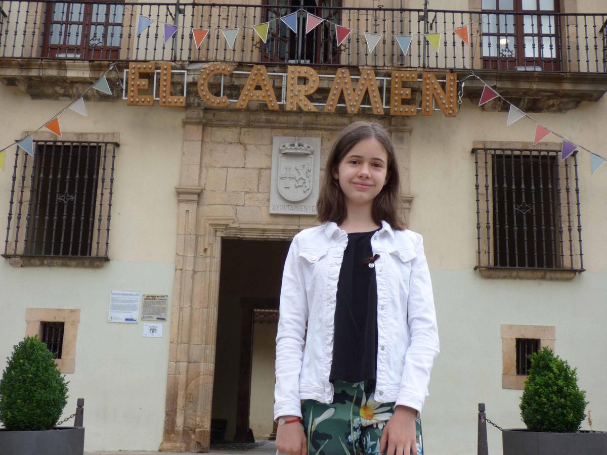 Sara Fernández, la pregonera infantil del año 2021.