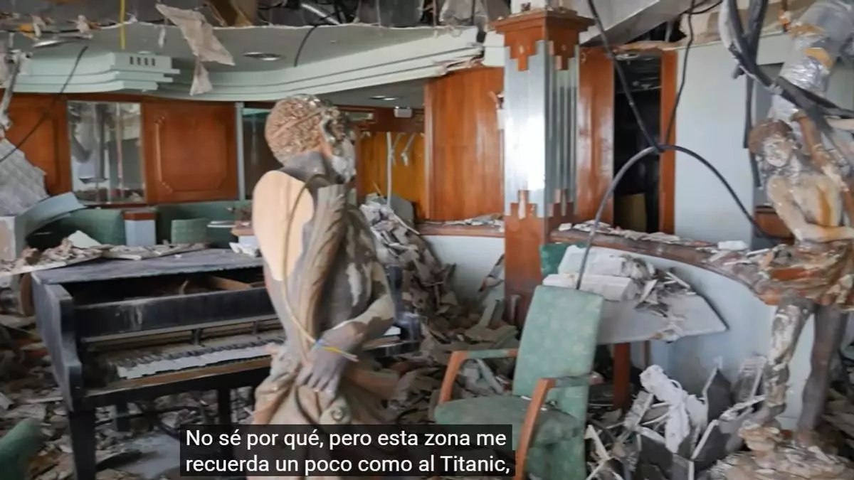 El lujo en ruinas del Sidi Saler de València sale a la luz: un vídeo muestra el estado del hotel por dentro