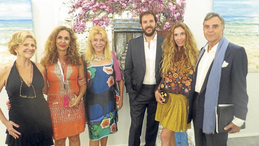 Marta Torres, con los Thyssen en Art Monaco