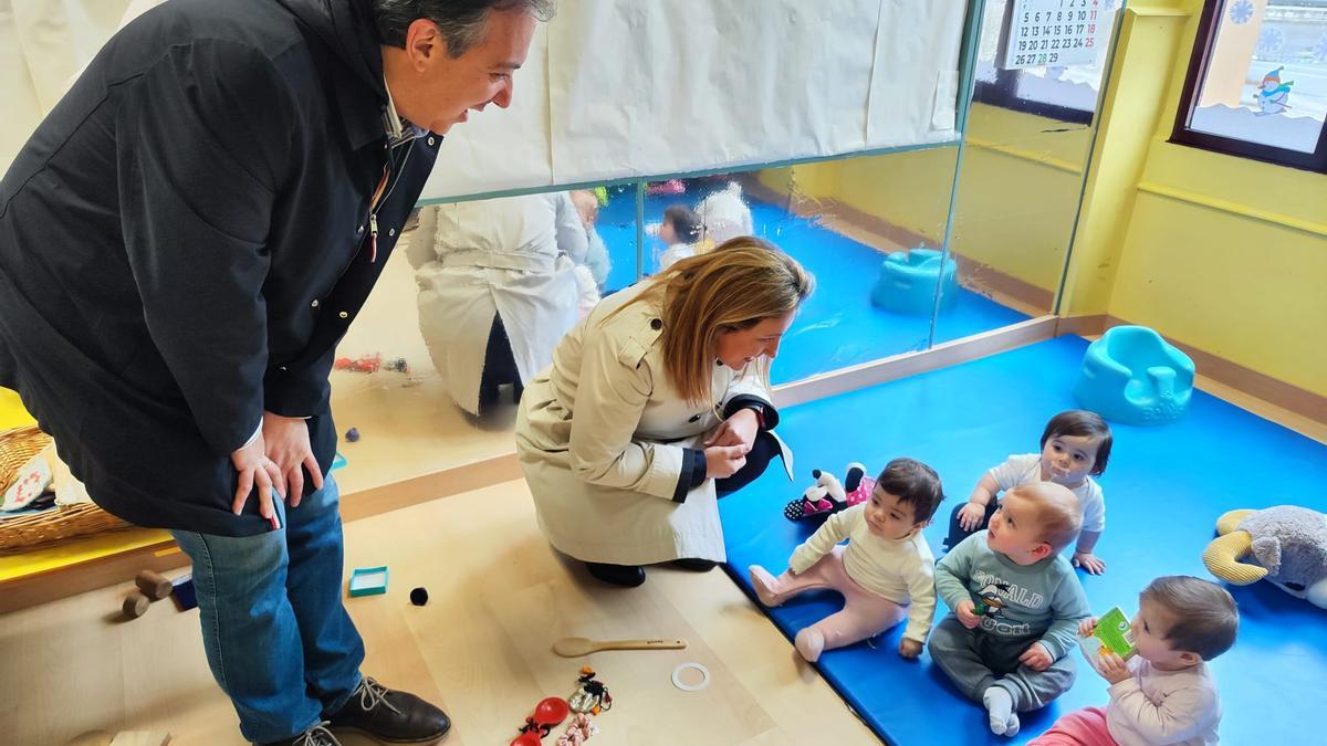 Alejandro Vega y Lydia Espina, en la escuelina de la Villa