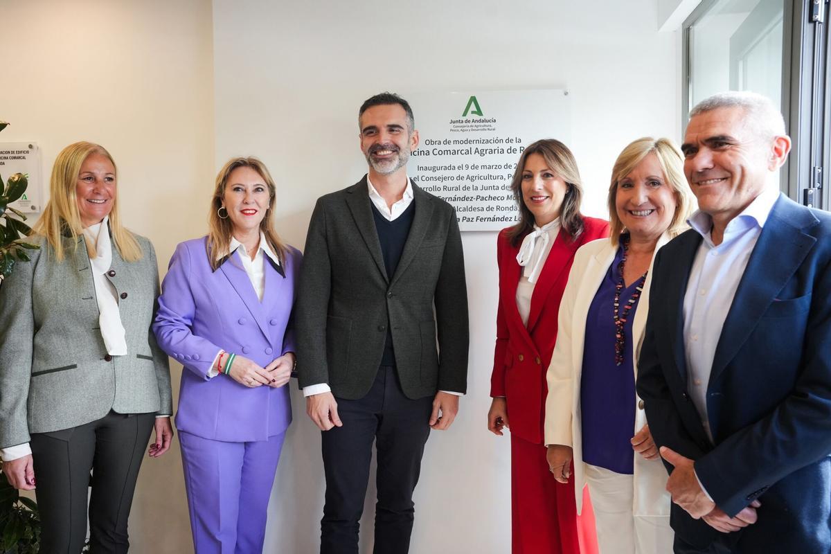 Un momento de la inauguración de la OCA de Ronda