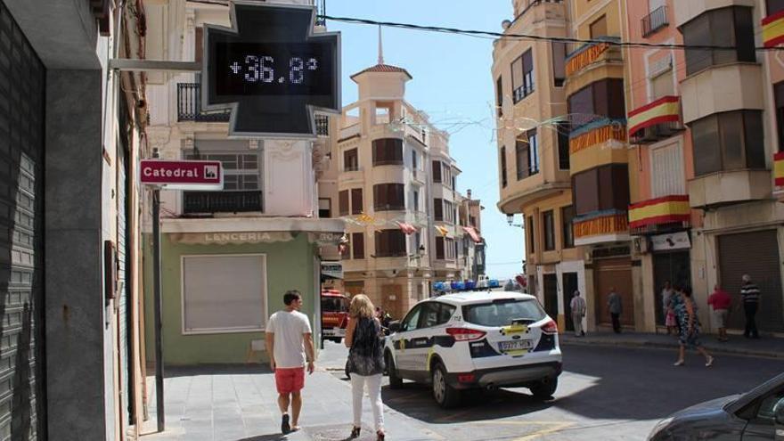 Segorbe se asa a 40º C