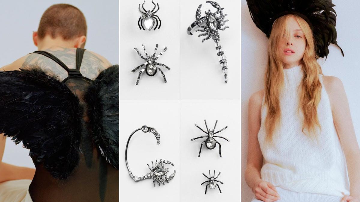 Zara se prepara para Halloween con una colección de joyas, diademas y prendas de ropa