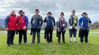 José Fonseca, campeón de Asturias en Mieres en modalidad de tiro en foso olímpico