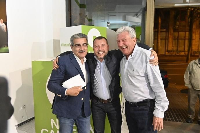 Noche electoral en Nueva Canarias, con euforia por los buenos resultados