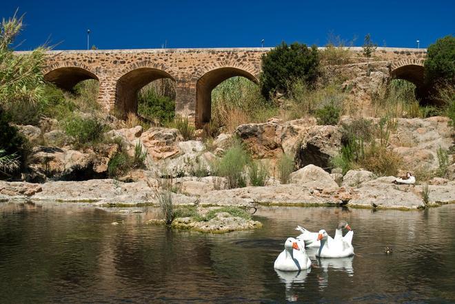 Pont Vell y Riu de Santa Eulària