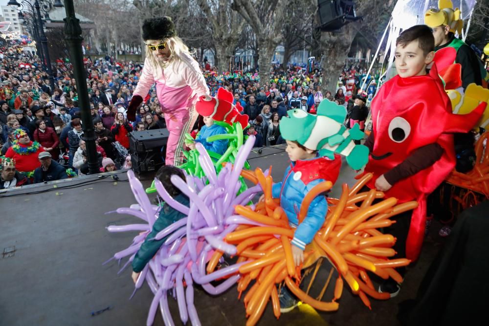 Carnaval en Gijón 2018: entrega de premios a los mejores disfraces.