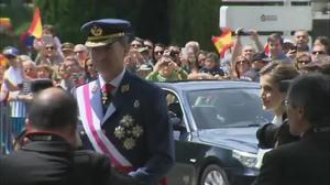 Els Reis presideixen la desfilada de les Forces Armades