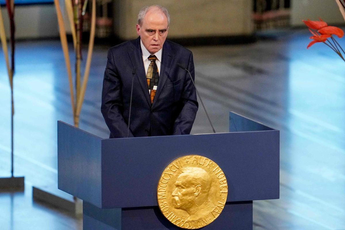 Entrega de los premios Nobel 2022