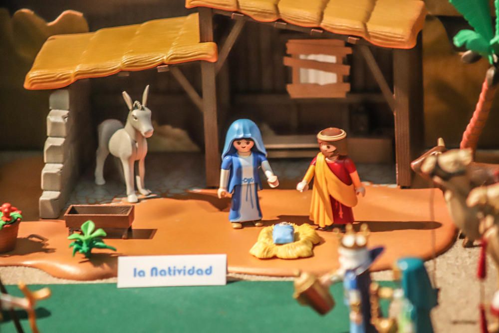 Belén de Playmobil en la iglesia de San Sebastián