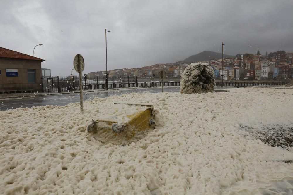 "Félix" desata la fuerza de los mares en la ría de Vigo