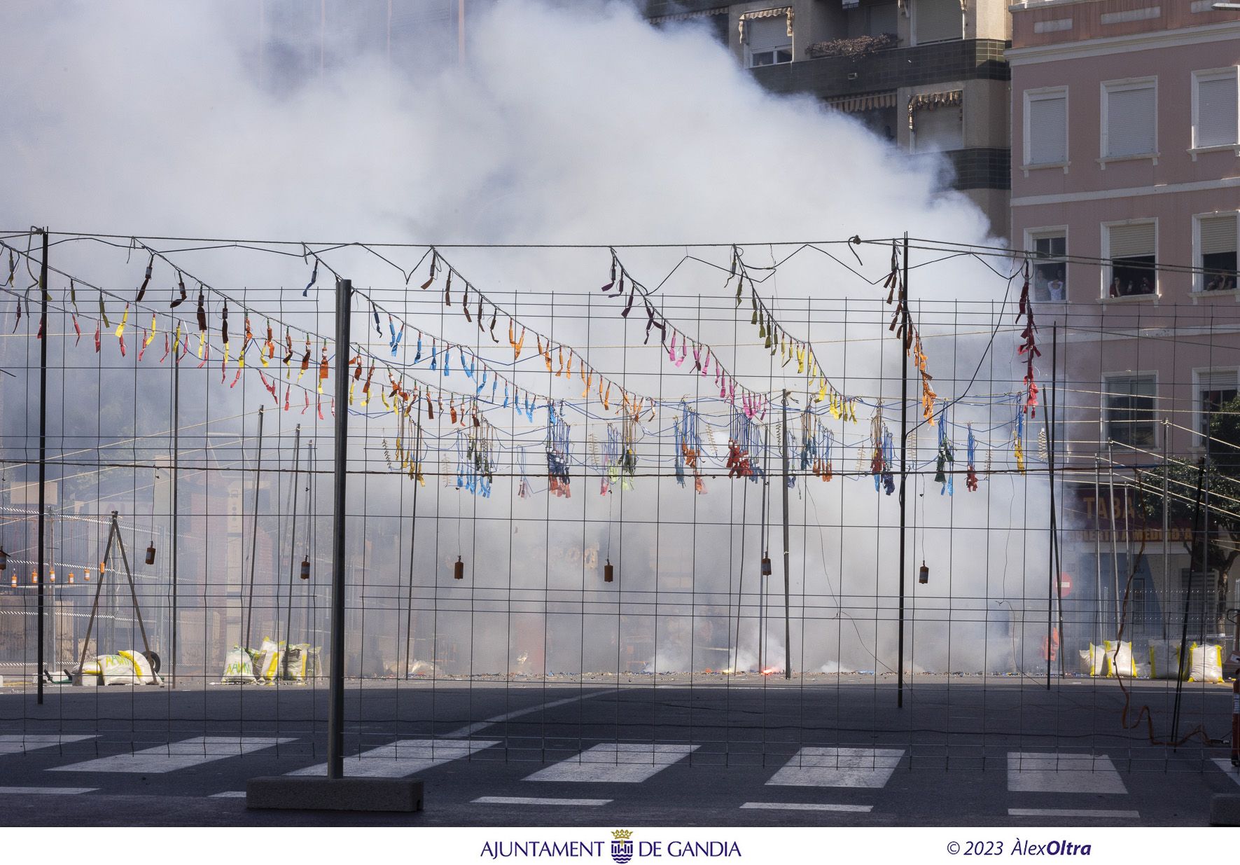 El ambiente de la mañana del jueves en las Fallas de Gandia