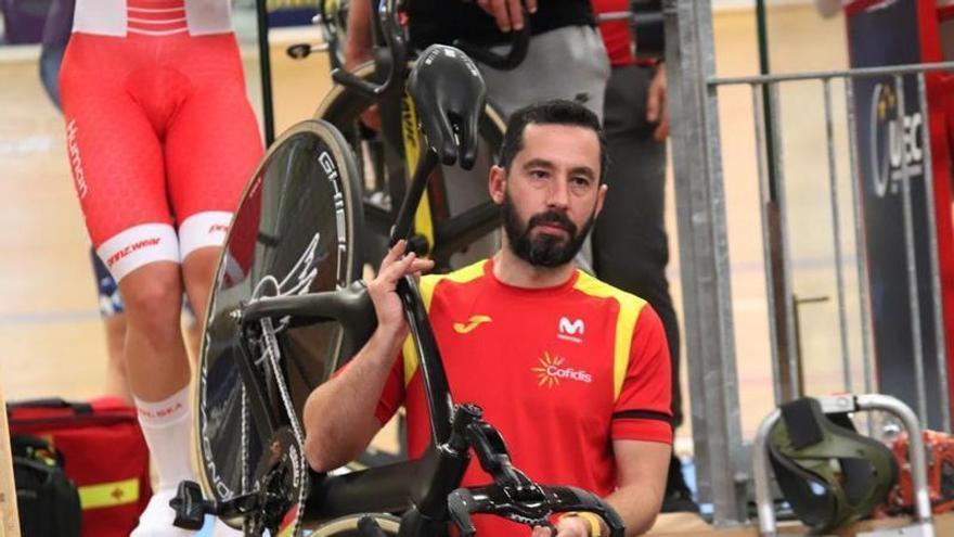 Miguel Ángel Borrás, el &#039;ángel de la guarda&#039; de la selección española de ciclismo en pista