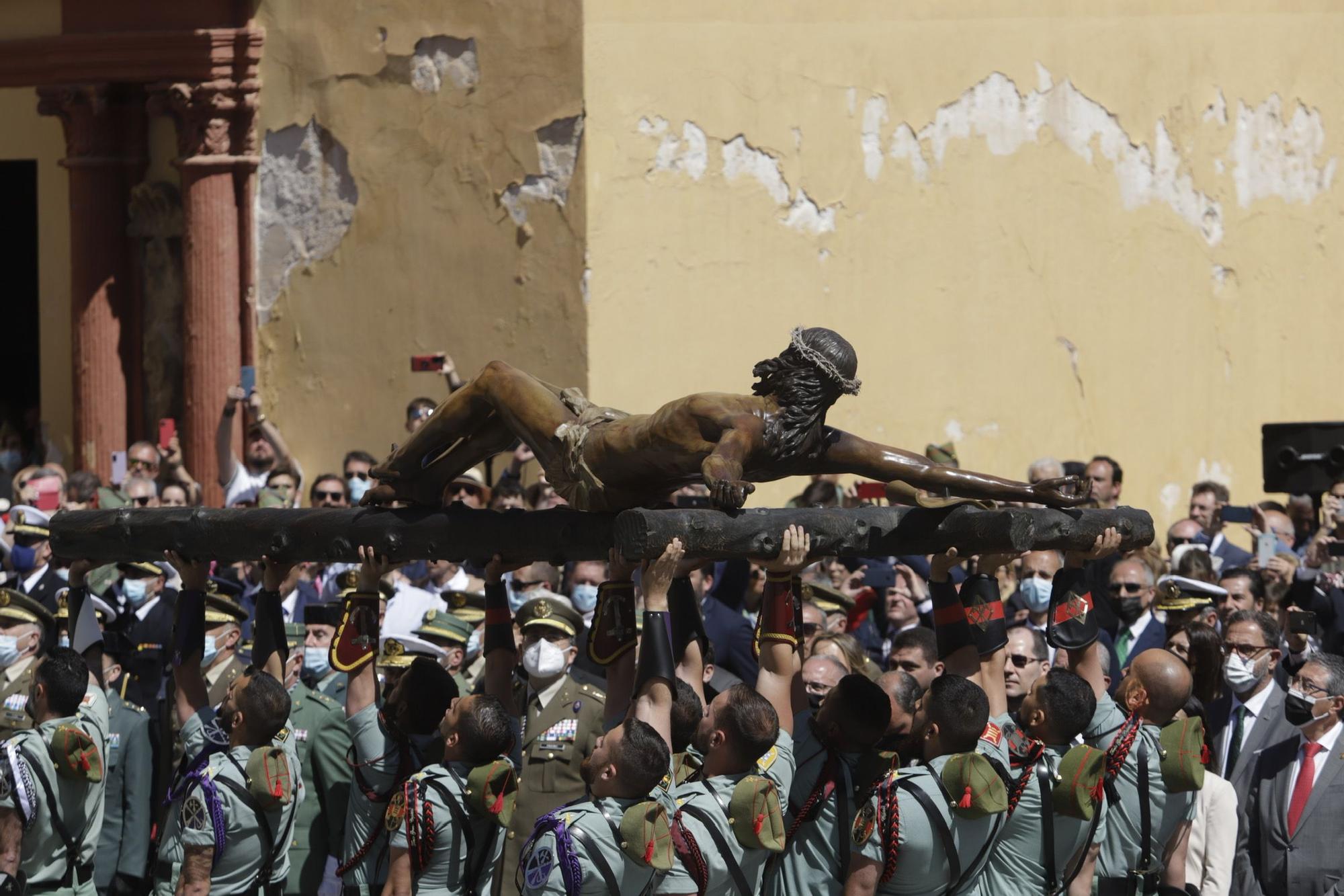 Las imágenes del traslado de la Legión del Cristo de la Buena Muerte de Mena