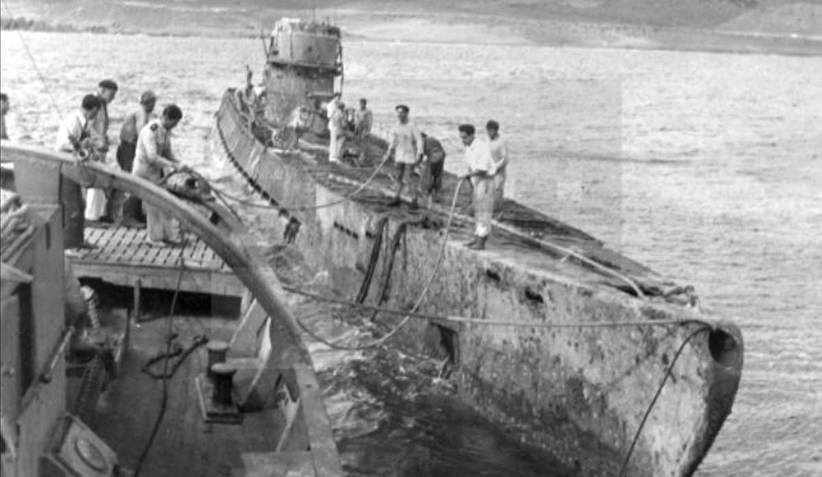 Rescate submarino hundido. Las Palmas de Gran Canaria 1-2-1952