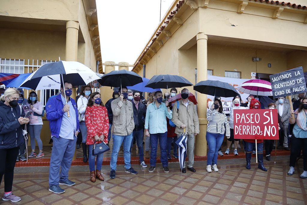 Impiden el desalojo de la vivienda de un jubilado en Cabo de Palos