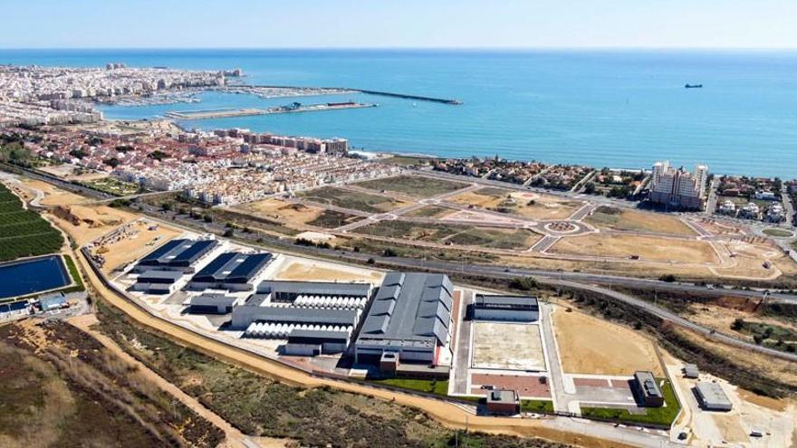 Una vista aérea de la planta torrevejense