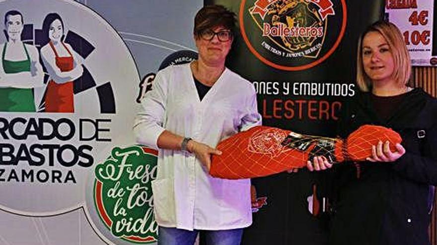 Nueva ganadora del jamón de Ballesteros