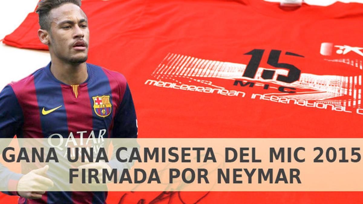 ¿Quieres ganar una camiseta del MIC firmada por Neymar?