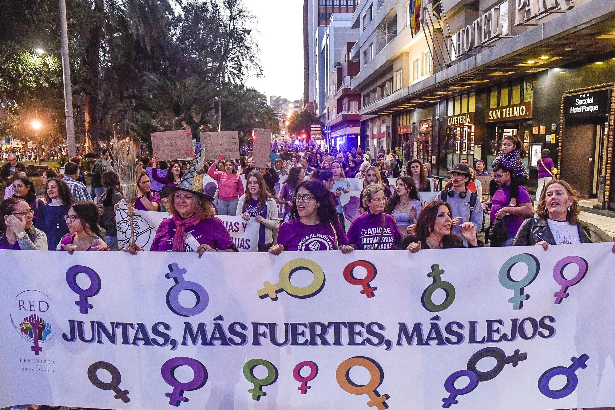 Manifestación del 8M en Las Palmas de Gran Canaria