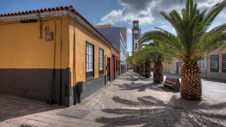 Calle de la Noria, en la capital tinerfeña.