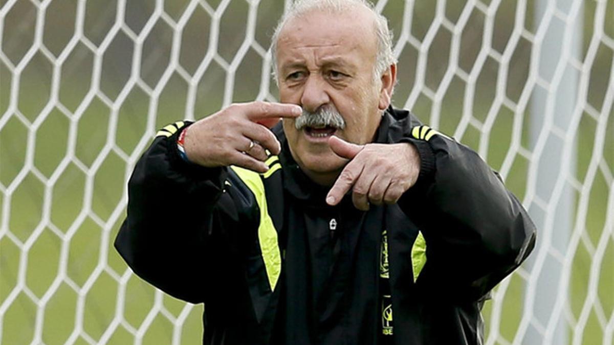 Vicente del Bosque quiere que la 'Roja' reaccione