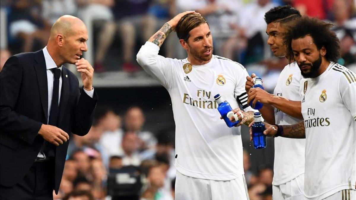 Zinedine Zidane lamentó el tropiezo del Madrid en su debut en el Bernabéu