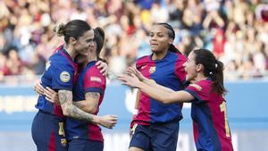 El Bar?a en el ltimo partido de Liga F ante el Madrid CFF