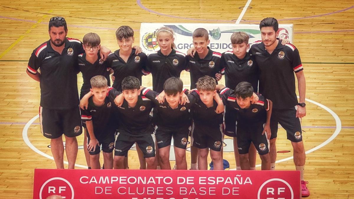 L'equip del Covisa Manresa que ha jugat les semifinals a El Ejido
