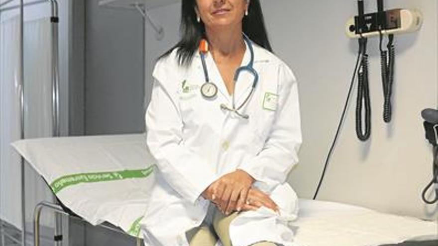 María José Gamero: «El sistema sanitario es bueno pero falta  personal para tener más tiempo»