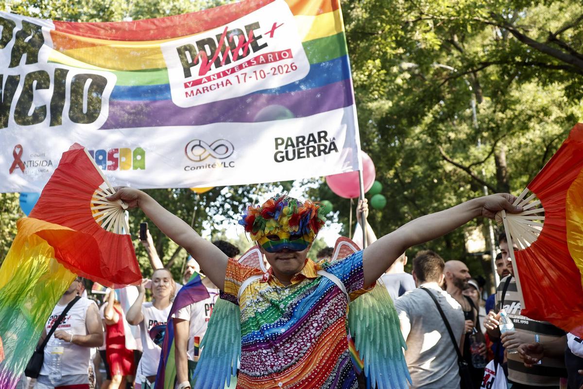 La manifestación del Orgullo 2026 de Madrid. La manifestación del Orgullo 2026 de Madrid.