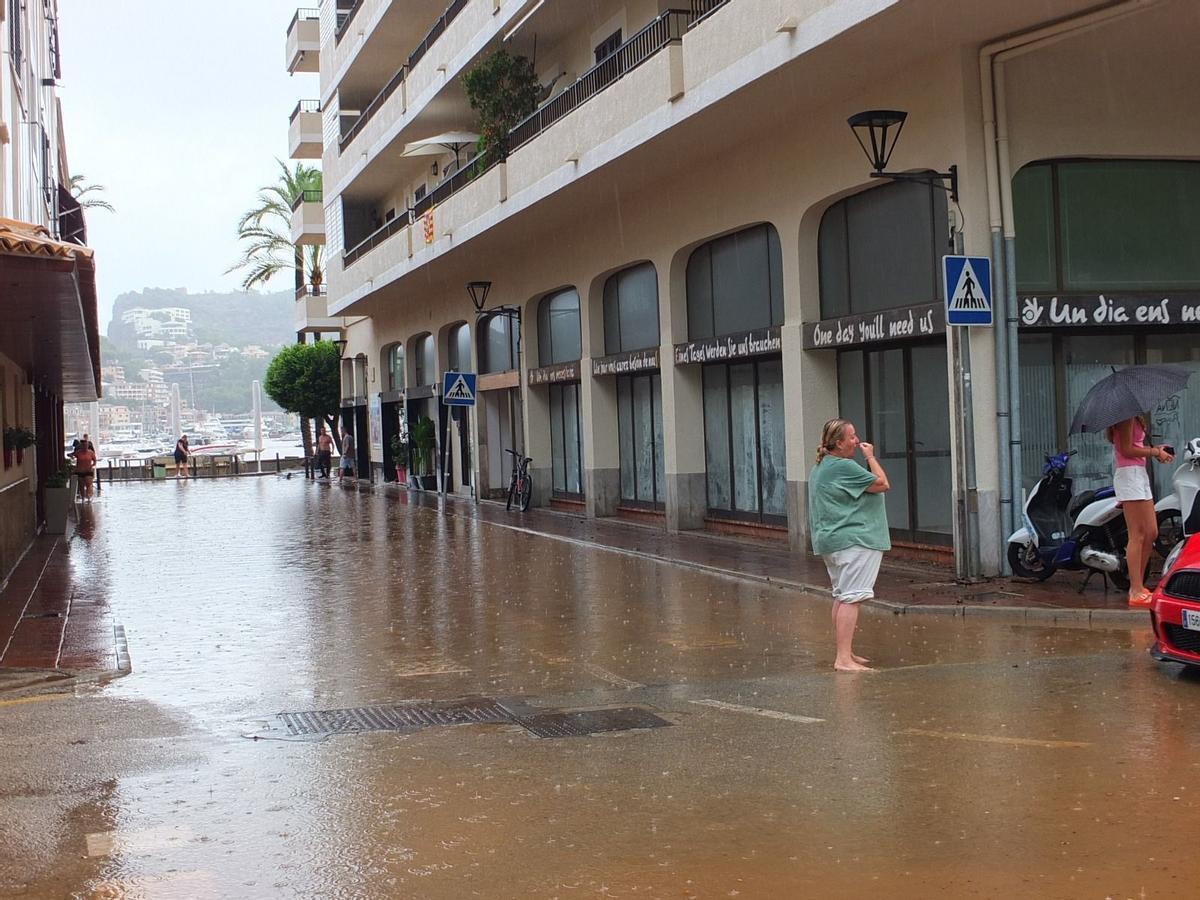 Los efectos de la DANA en Port Sóller, en imágenes