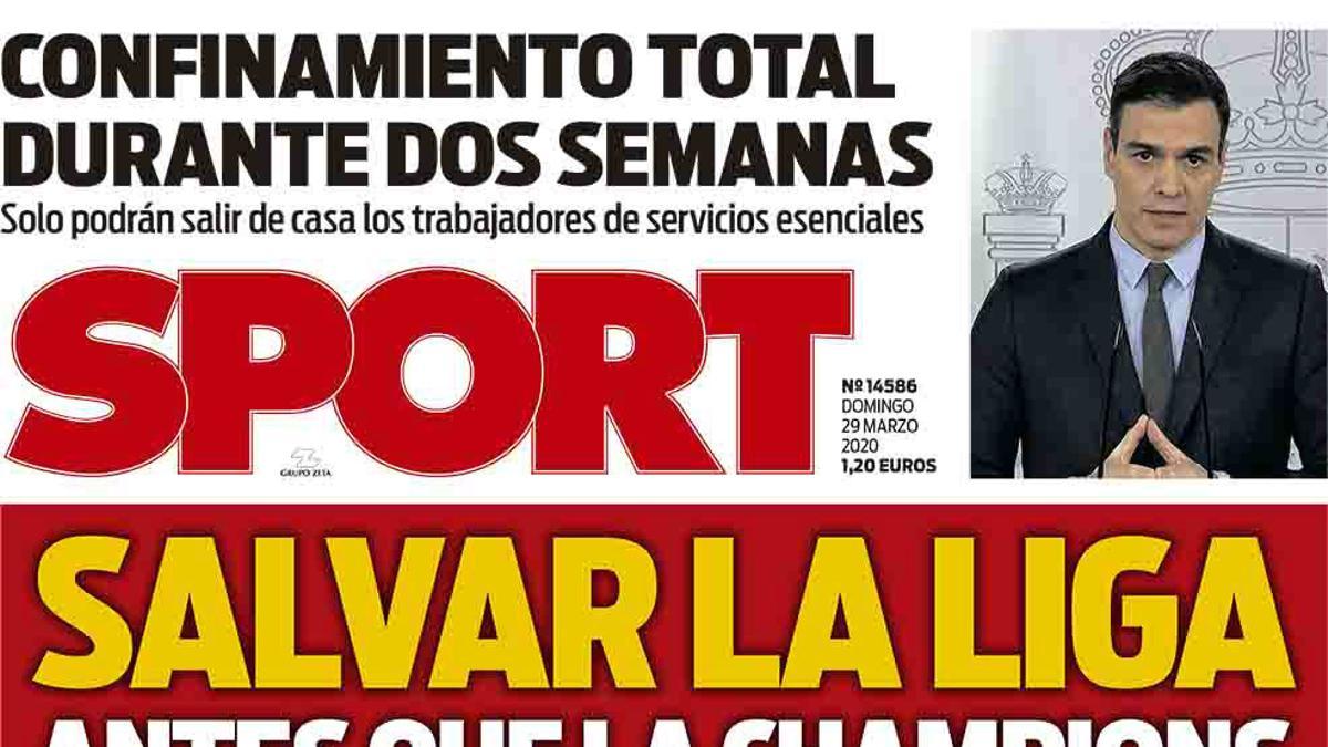 La portada de hoy