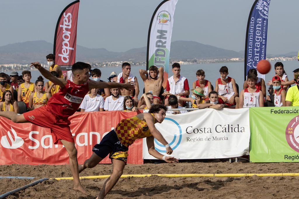 Campeonato de balonmano playa en La Manga