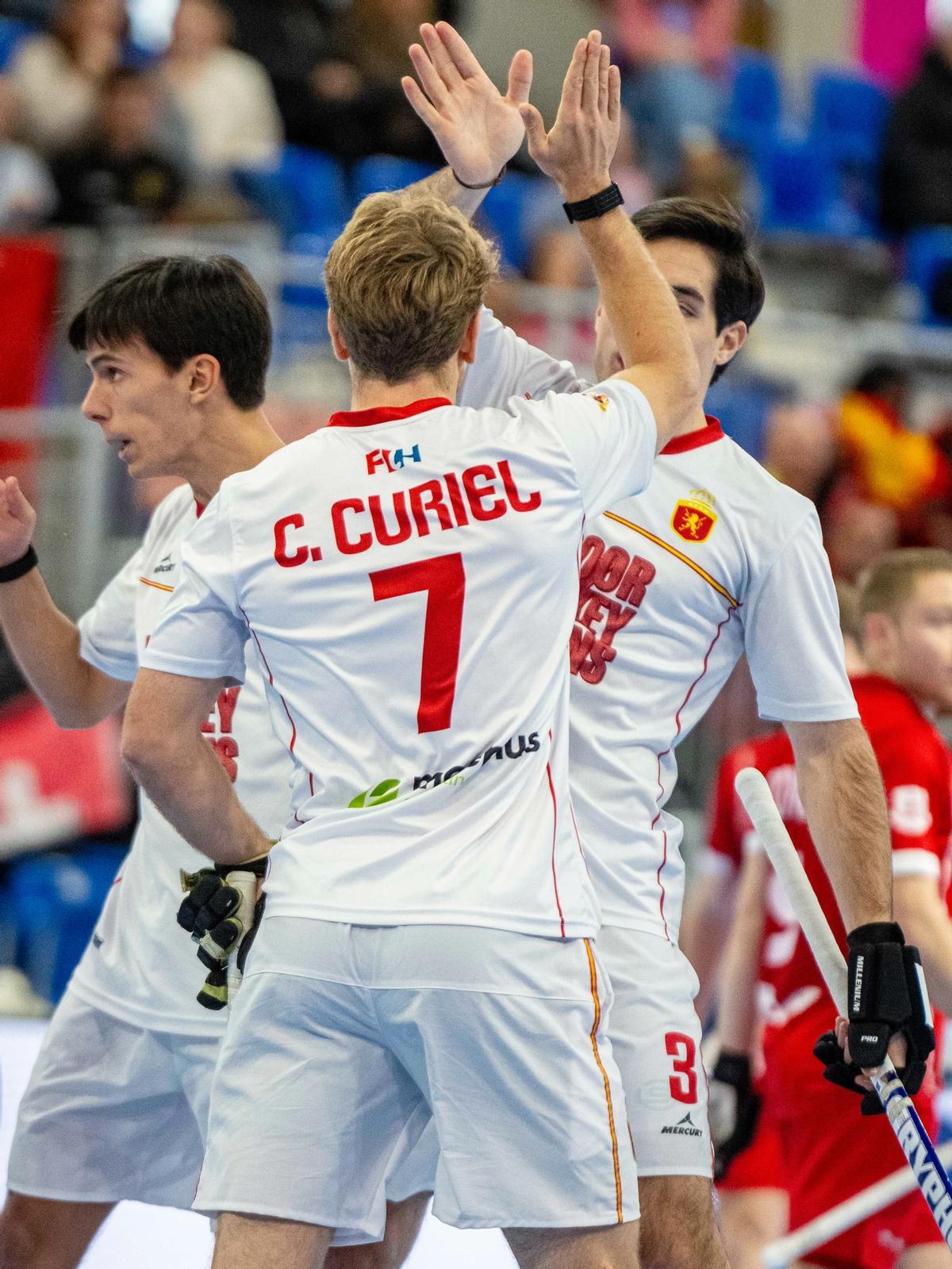 César Curiel, durante uno de los partidos del Europeo.