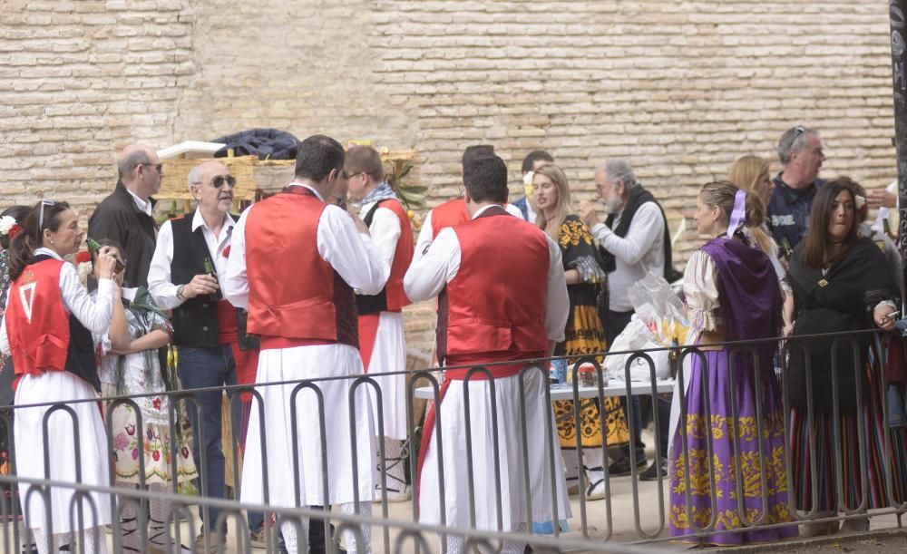 Ambiente en la plaza Mayor en el Bando