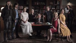 El elenco principal de la serie de TVE-1 ’El Ministerio del Tiempo’, que regresa a TVE-1.